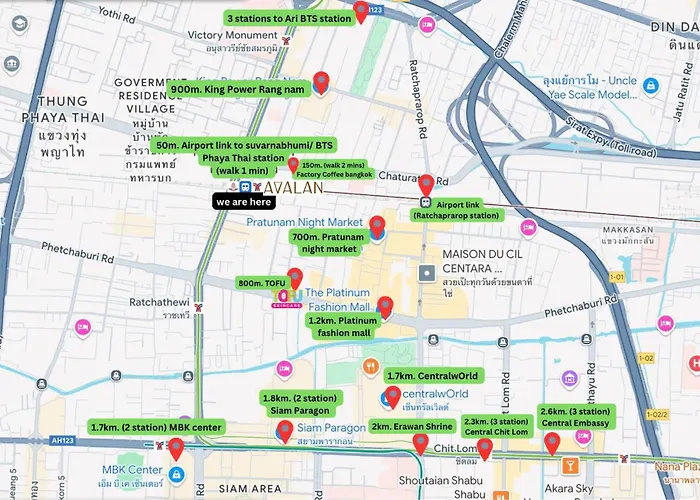 Avalan Phayathai Airport Link 酒店 4*